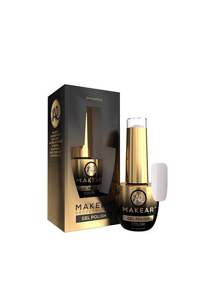Makeart Baby Lac de unghii semipermanent Glamour Makear, 787 alb, 8 ml