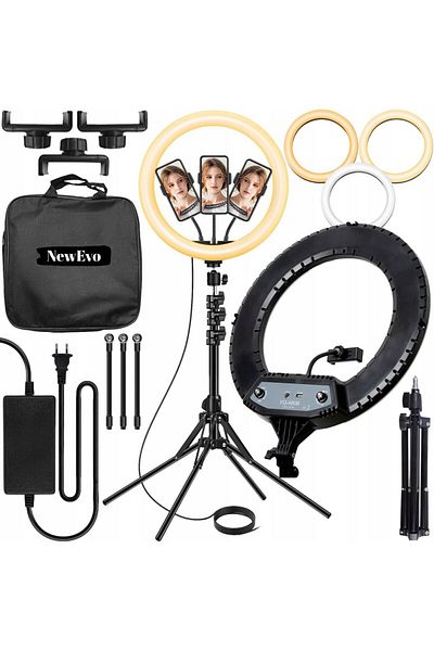 NewEvo Professional Make up Circular Lamp, NewEvo, Ring Light 43 CM, 24W Power and 540 Lumens