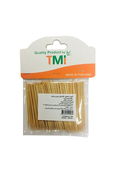 Genrics TMI Bamboo Toothpick 100pcs