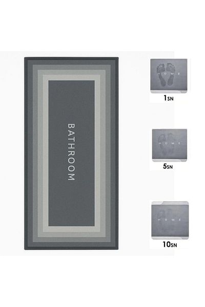 Hobibahçem Επιθέματα ®   Magic Super Water Absorbent Αντιολισθητικό Μακρύ Χαλάκι 40*120 εκ