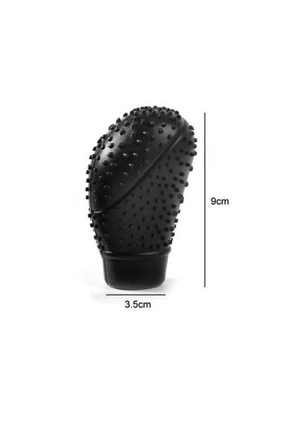 BsElektronik Gear Shift Knob Cover Black Serrated Feature with Massage Feel