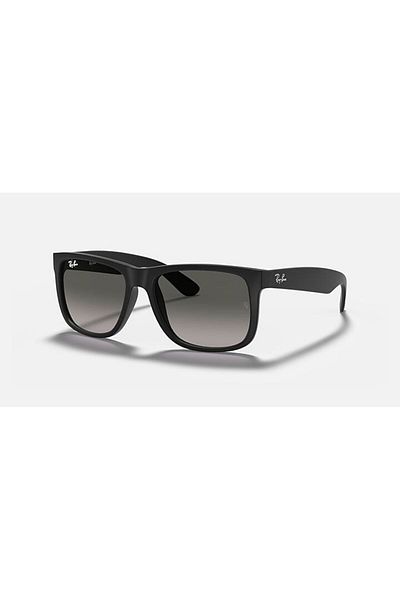 Ray-Ban JUSTIN CLASSIC RB4165 601/8G 54-16 Man Sunglass Matte Rubber Black_Dark Grey Gradient