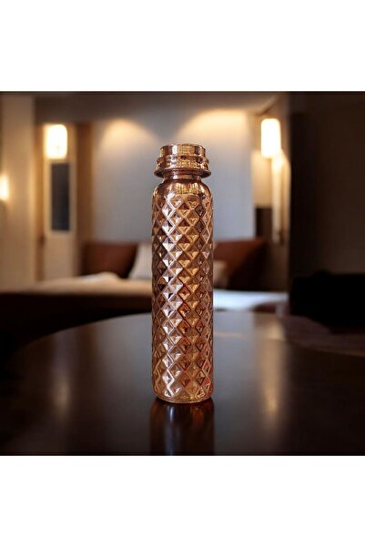 Bakır Center Bakır Matara Erzurum Bakır Su Matarası Bakır Sürahi Bakır Su Şişesi 550 ML Bakır Termus