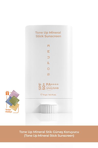 Sopure Tone up Mineral Stick Sunscreen- Brightening and Skin Tone Equalizing Mineral Stick Sunscreen