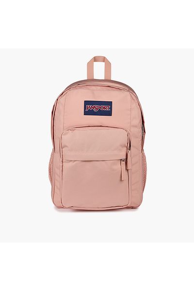 Jansport حقيبة ظهر متينة بأحزمة قابلة للتعديل وسحاب للإغلاق - 19×33×5 سم