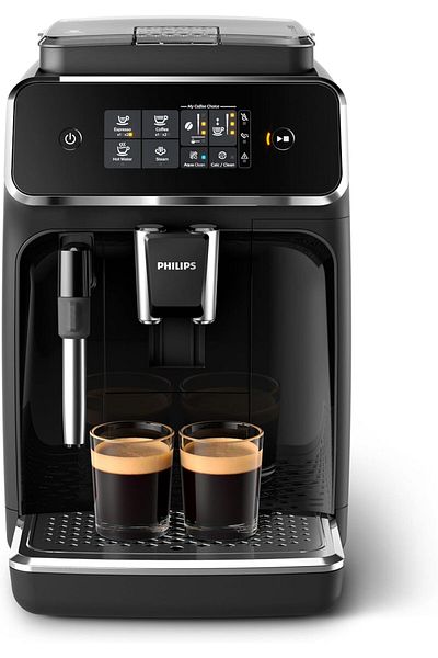 Philips Fully Automatic Espresso Machine 2200 Series - 2 Coffees, Milk Frother, Gray - Ep2224/43
