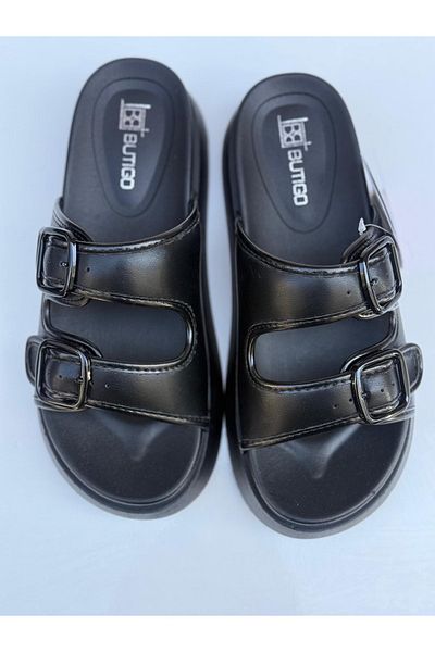Butigo INT1224Y137 4FX Papuci negri pentru femei