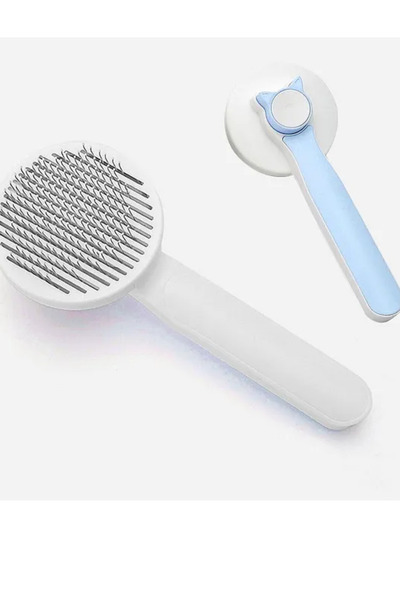 ego home Cat Dog Automatic Cleaning Buttoned Hair Collector Comb Pet Feather Hair Collecting Brush