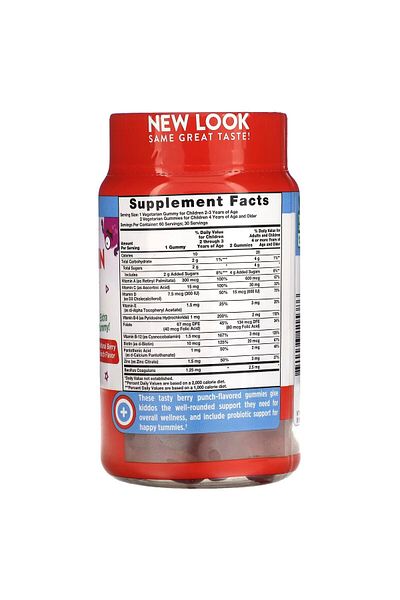 Nature's Truth Kids Multivitamin Probiotic, 60 Gummies, 30/60 Servings