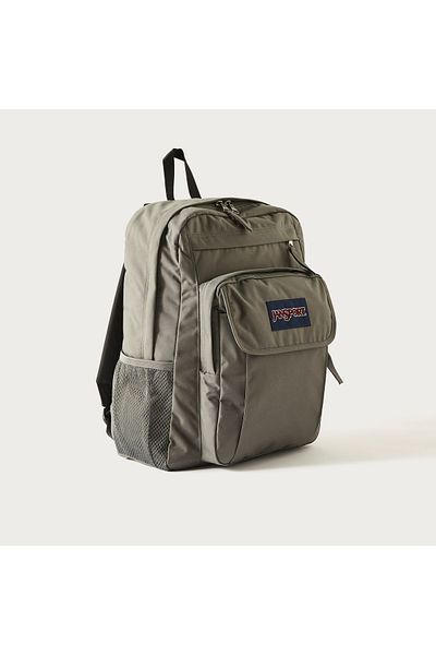 Jansport حقيبة ظهر متينة مقاس 15 بوصة مع أحزمة قابلة للتعديل وإغلاق بسحاب