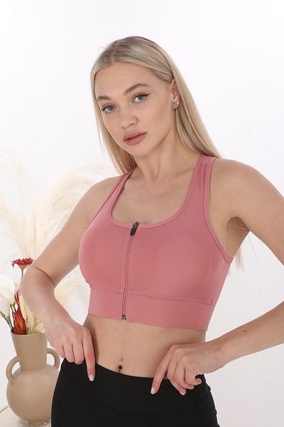 NCR Zippered Sports Crop