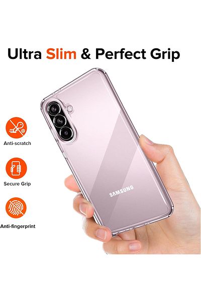 ALC MOBILE Anti-shock, transparent case compatible with Samsung Galaxy A36 5G