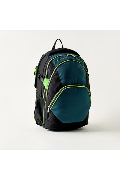 Monocrom Monocromo Colourblock Backpack with Adjustable Strap - 43x31x24 cms
