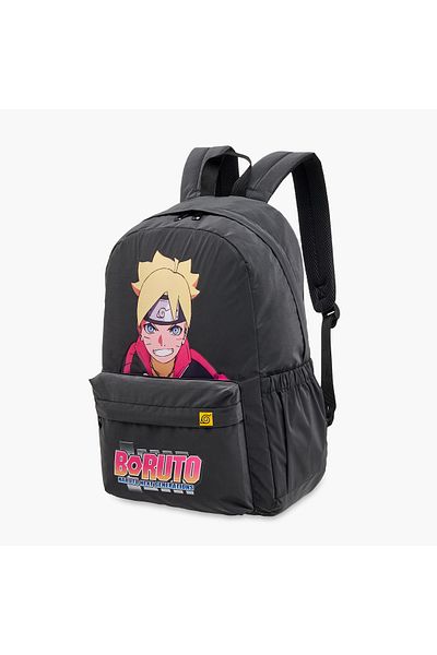 NARUTO Print Backpack with Adjustable Shoulder Straps and Zip Closure - 64x44x36 cms