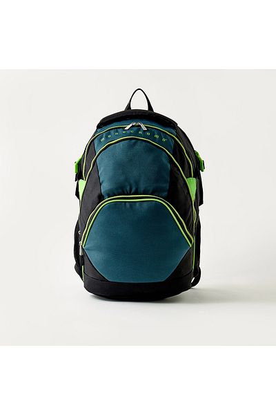 Monocrom Monocromo Colourblock Backpack with Adjustable Strap - 43x31x24 cms