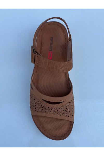 Travel Soft INT1223Y050 Γυναικεία πέδιλα Camel 3FX