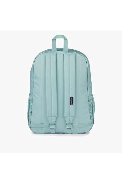 Jansport Solid Backpack with Adjustable Straps and Zip Closure - 14x32x42 cms