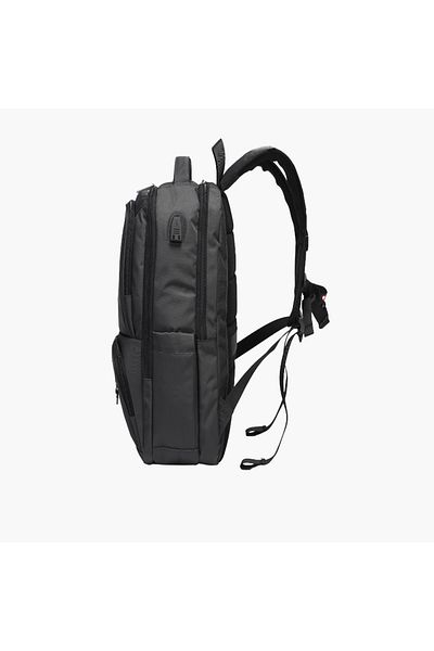 Atlas Solid Backpack with Adjustable Straps - 28x10x43 cm