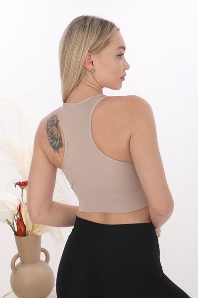 NCR Zippered Sports Crop