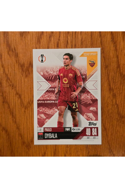 Topps تحديث فرقة بطاقة بابلو ديبالا