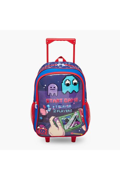 Sami Studio 5-Piece Printed 16-inch Trolley Backpack Set - 34x20x48 cms