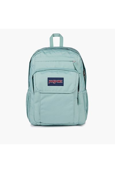 Jansport Solid Backpack with Adjustable Straps and Zip Closure - 14x32x42 cms