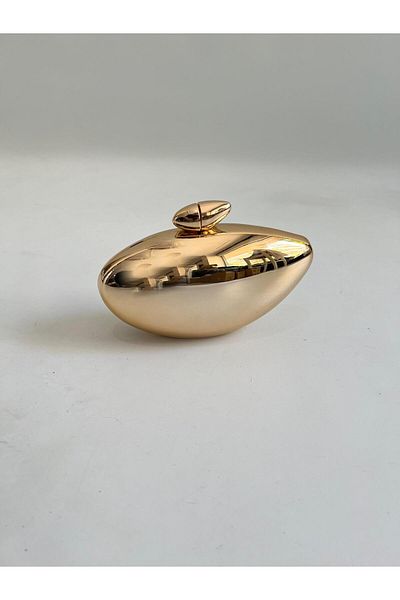 Mia Collection Bullet Βραδινό Φόρεμα Μοντέλο Τσάντα Γάμου Αρραβώνα Χρυσή