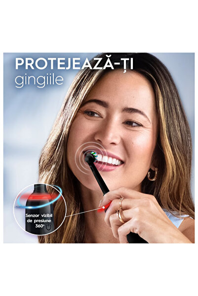 Oral-B Periuță de dinți electrică Pro 3 3500 Cross Action, curățare 3D, 3 programe, 2 capete incluse