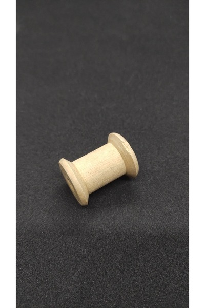 ZHASAT Doğal Ahşap Makara Küçük Boy 10 adet