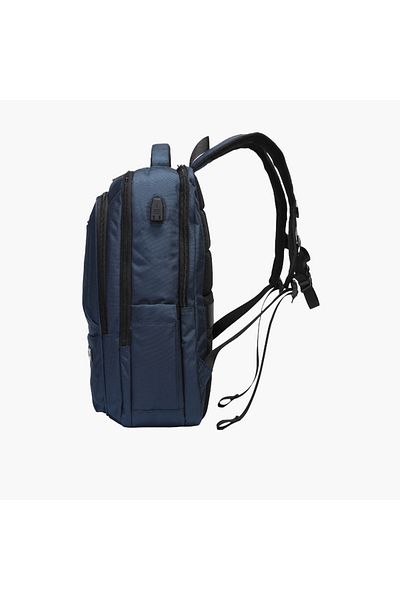 Atlas Solid Backpack with Adjustable Shoulder Straps - 43x28x10 cm