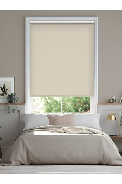 Eperdem Stor Perde Siyah Polyester Mat Stor Perde Güneşlik Siyah Perde