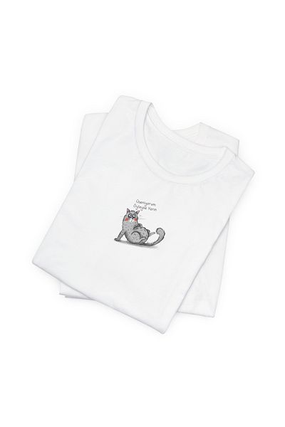 IVART I'm Cold So Tomorrow Θέμα γάτας-unisex-100% βαμβακερό λαιμόκοψη κοντομάνικο κανονικό μπλουζάκι-τώρα