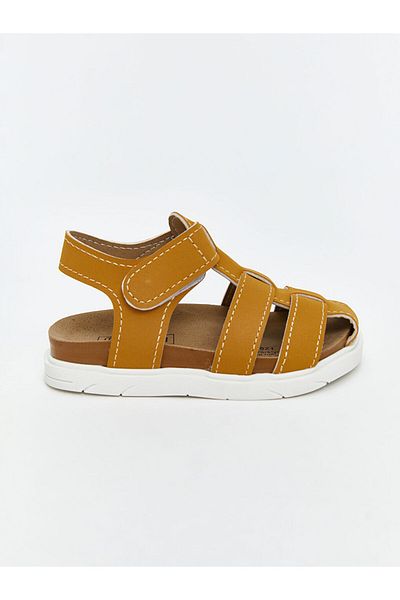 LC Waikiki New Season Suede Look Velcro Baby Boy Sandals - S5R170Z1