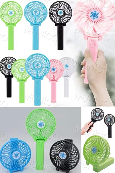 Munico Süper Mini Fan Taşınabilir El Fanı Çocuklar Açık Seyahat Veya Kapalı O...