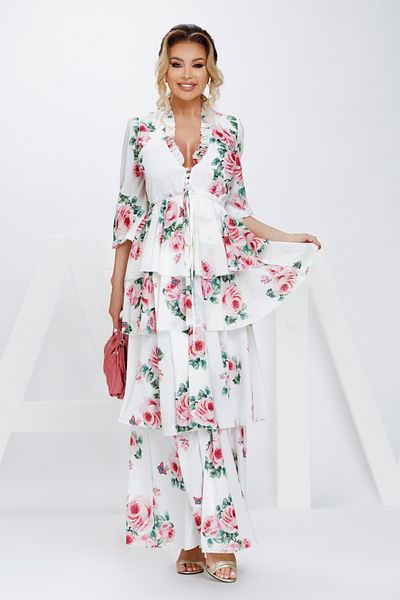 Atmosphere Fashion Long printed veil dress Rn