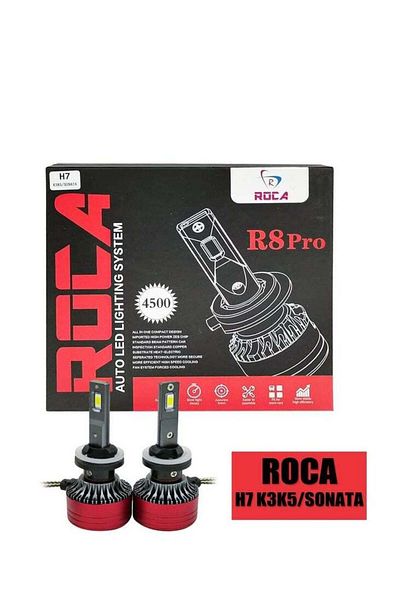 Roca R8Pro LED Head Light System 4500LM for Car Vehicle - 2 pcs set - Model: H7-K3-KS-SONATA