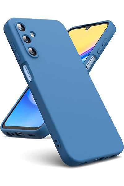 Samsung Soft Touch Case, slim, ALC Mobile, anti-shock, compatible with Samsung Galaxy A16, Blue Tpu