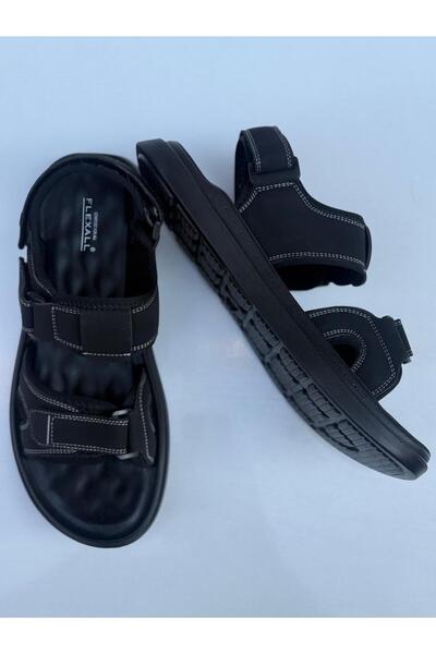 FLEXALL CFA Int1123Y202 3Fx Men's Black Sandals