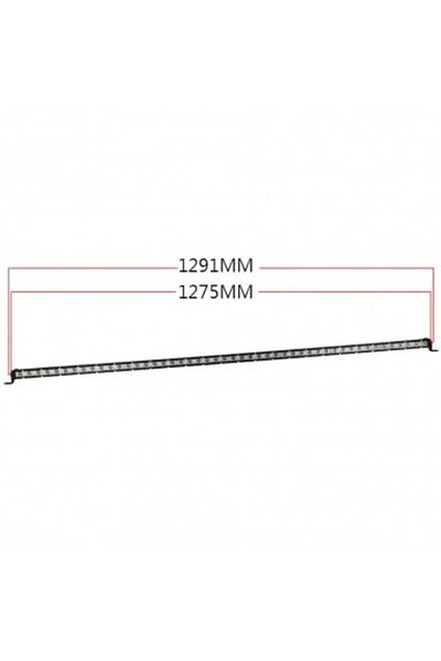 Xenon Bright LED Bar Auto 144W Super Slim (35 mm) 12/24V, 12240 Lumens, 50"/128cm, Combo Beam - B18-144W