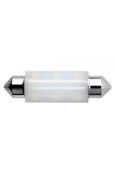 Xenon Bright White car led, C5W, Canbus ceramic soffit with 6 smd, 12V, 41 mm