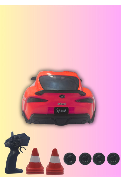 Boratila Toys 25KM Hız Yapan 2.4Ghz Toyota Supra Görünümlü Şarjlı Uzaktan Kumandalı Drift Araba