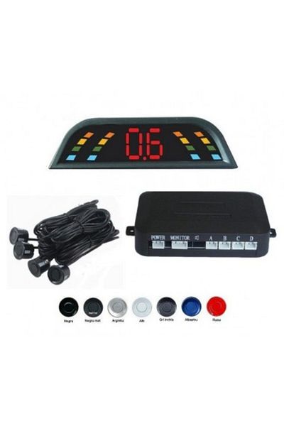 Xenon Bright Parking sensors with LED display T5 Grey
