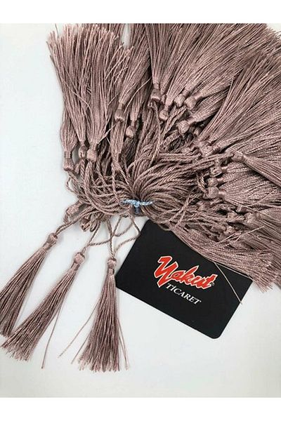 Fiyonks Atölye Tassel Silky Handmade Soft Handcrafted Mini Tassels Bookmark Ornament Tassels 100Pcs