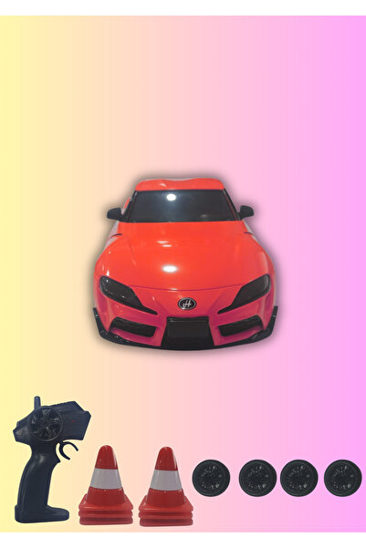 Boratila Toys 25KM Hız Yapan 2.4Ghz Toyota Supra Görünümlü Şarjlı Uzaktan Kumandalı Drift Araba