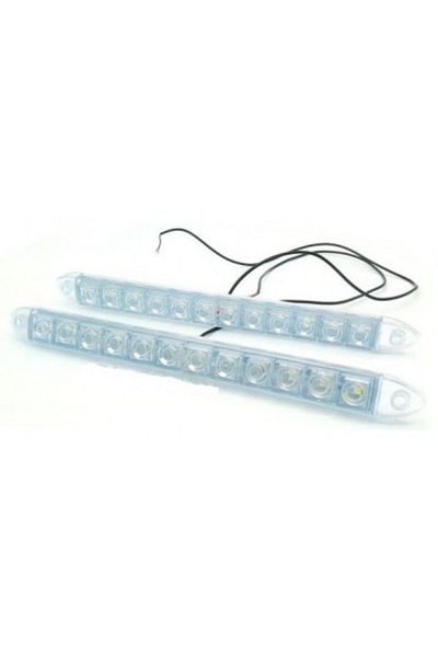 Xenon Bright Flexible DRL daytime running lights 12 led*0.5W