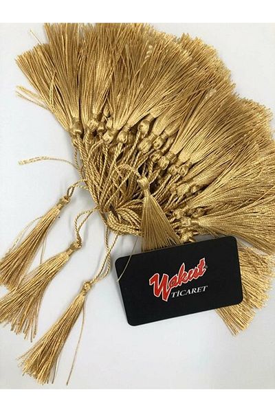 Fiyonks Atölye Tassel Silky Handmade Soft Handcrafted Mini Tassels Bookmark Ornament Tassels 100Pcs