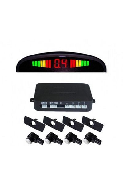 Xenon Bright Parking sensors with LED display S300 OEM type 16.5mm Black