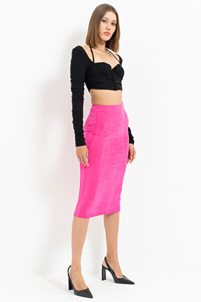 Kikiriki New Fuchsia Midi Skirt