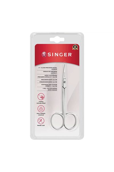 mk global Curved Tip Embroidery Scissors (4&Quot;)