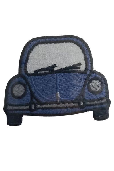 Nurum E Tİcaret Applique Iron-On Vosvos Navy Blue Crest 3 cm